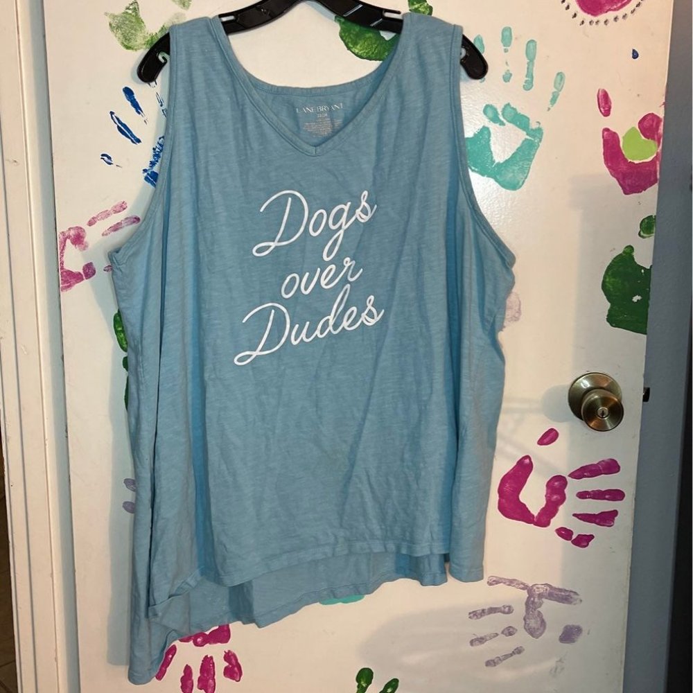 Dogs over dudes Asymmetrical tank